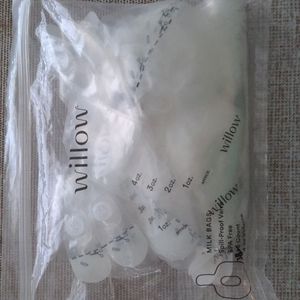 38 bags (of 48 pack) Willow breast milk bags